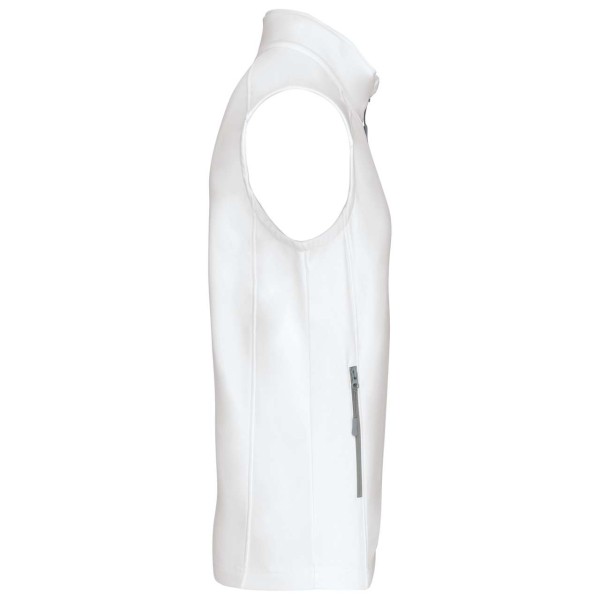 MEN'S SOFTSHELL BODYWARMER Fehér 