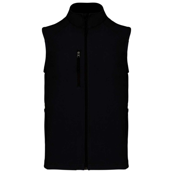 MEN'S SOFTSHELL BODYWARMER Fekete 