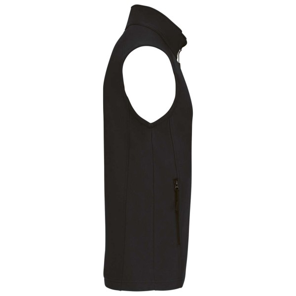 MEN'S SOFTSHELL BODYWARMER Fekete 