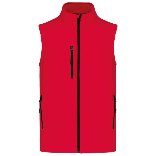 MEN'S SOFTSHELL BODYWARMER Piros 
