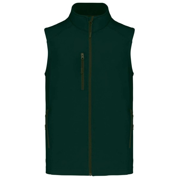 MEN'S SOFTSHELL BODYWARMER Zöld 