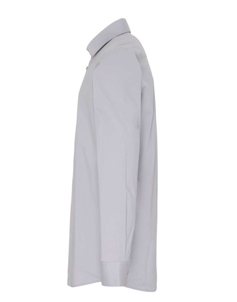 MEN'S STRETCH-FIT COTTON POPLIN LONG SLEEVE SHIRT Szürke 