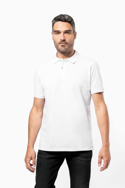 MEN'S SUPIMA® SHORT SLEEVE POLO SHIRT Fehér 