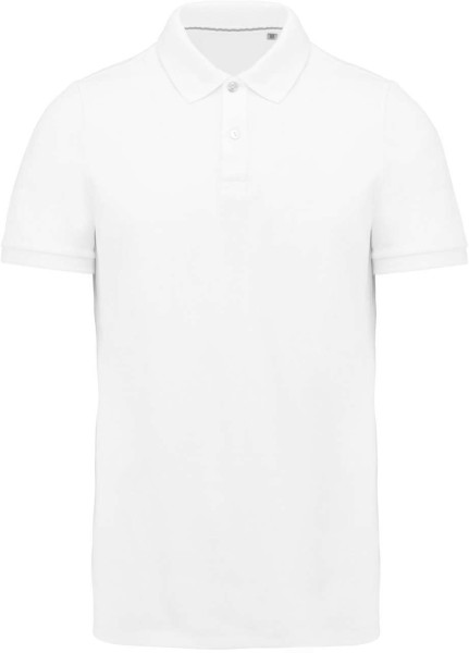 MEN'S SUPIMA® SHORT SLEEVE POLO SHIRT Fehér 