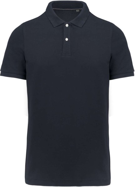 MEN'S SUPIMA® SHORT SLEEVE POLO SHIRT Kék 