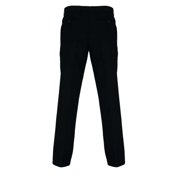 MEN’S TAILORED POLYESTER TROUSERS Fekete 