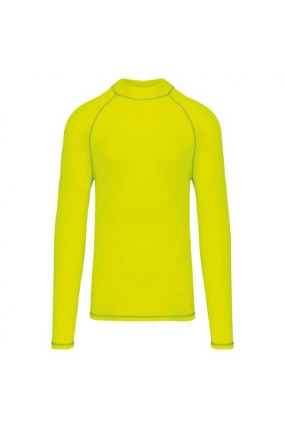 MEN'S TECHNICAL LONG-SLEEVED T-SHIRT WITH UV PROTECTION Sárga 
