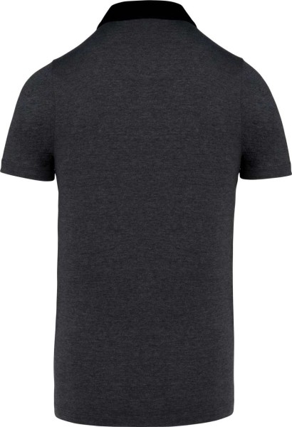 MEN'S TWO-TONE JERSEY POLO SHIRT Szürke 