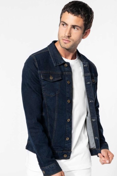MEN'S UNLINED DENIM JACKET Kék 