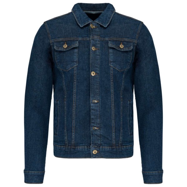MEN'S UNLINED DENIM JACKET Kék 
