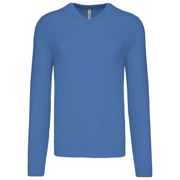 MEN’S V-NECK JUMPER Kék 