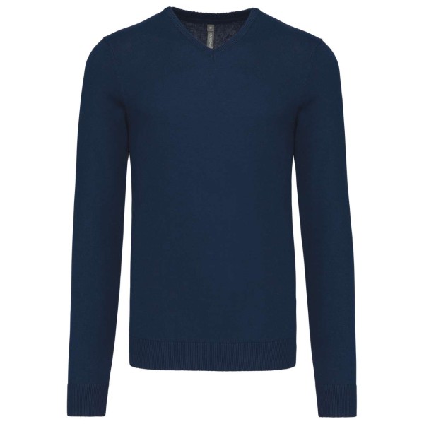 MEN’S V-NECK JUMPER Kék 