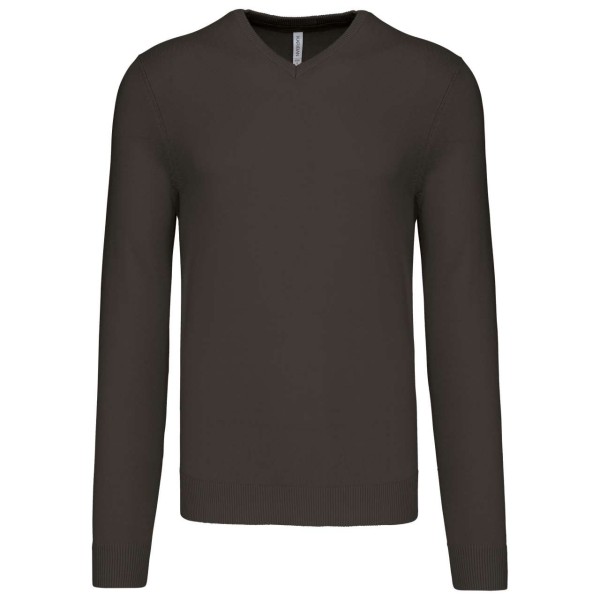 MEN’S V-NECK JUMPER Szürke 