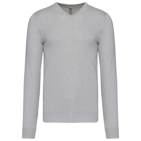 MEN’S V-NECK JUMPER Szürke 