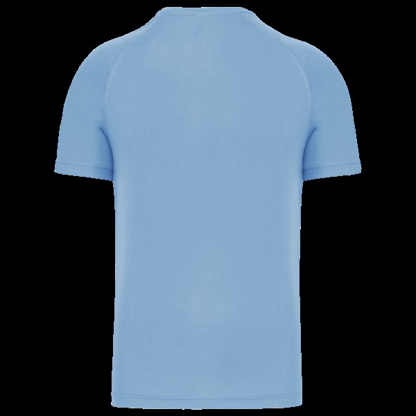 MEN’S V-NECK SHORT SLEEVE SPORTS T-SHIRT Kék 