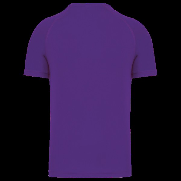 MEN’S V-NECK SHORT SLEEVE SPORTS T-SHIRT Lila 