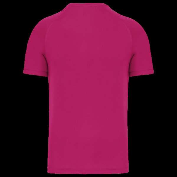 MEN’S V-NECK SHORT SLEEVE SPORTS T-SHIRT Rózsaszín 