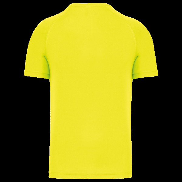 MEN’S V-NECK SHORT SLEEVE SPORTS T-SHIRT Sárga 