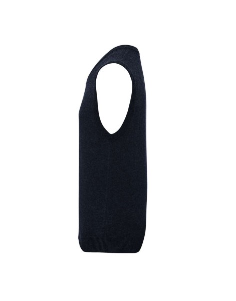 MEN'S V-NECK SLEEVELESS SWEATER Szürke 