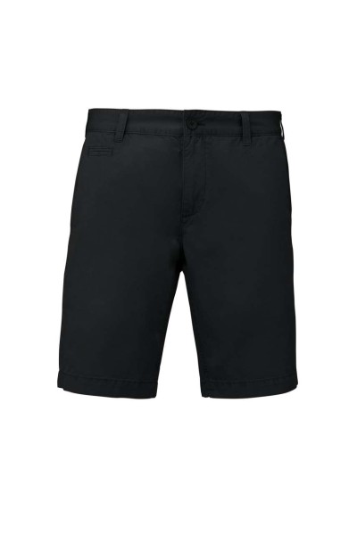 MEN'S WASHED EFFECT BERMUDA SHORTS Fekete 