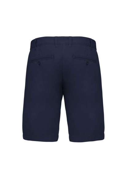MEN'S WASHED EFFECT BERMUDA SHORTS Kék 