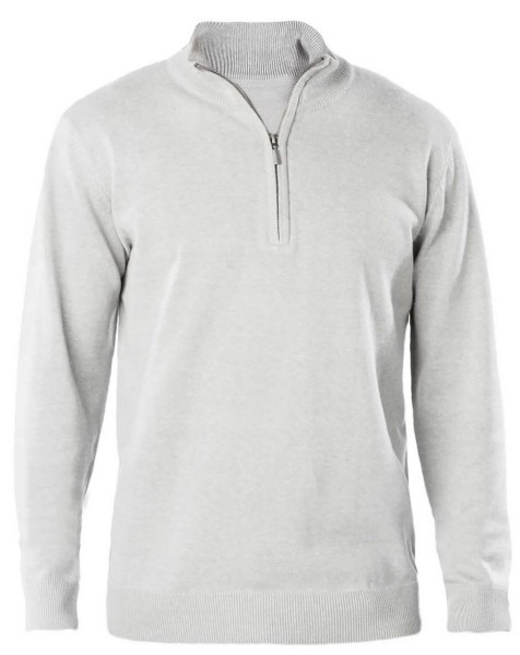 MEN'S ZIP NECK JUMPER Szürke 