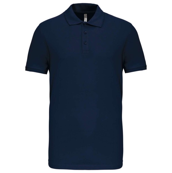 MIKE - MEN'S SHORT-SLEEVED POLO SHIRT Kék 