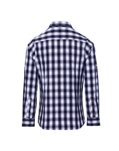 'MULLIGAN' CHECK - WOMEN'S LONG SLEEVE COTTON SHIRT Fehér 
