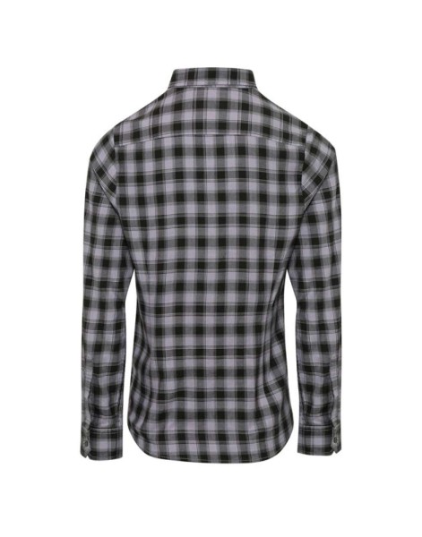 'MULLIGAN' CHECK - WOMEN'S LONG SLEEVE COTTON SHIRT Szürke 