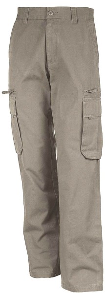 MULTI POCKET TROUSERS Barna 