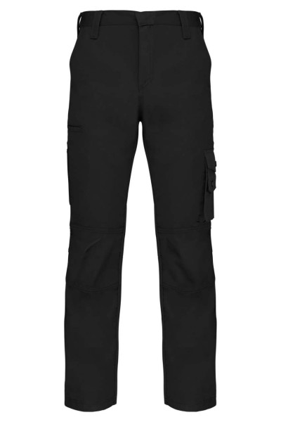 MULTI POCKET WORKWEAR TROUSERS Fekete 