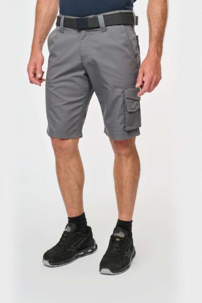 MULTIPOCKET WORKWEAR BERMUDA SHORTS Szürke 