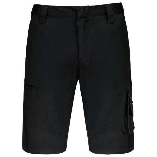 MULTIPOCKET WORKWEAR BERMUDA SHORTS Fekete 