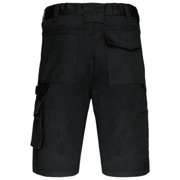 MULTIPOCKET WORKWEAR BERMUDA SHORTS Fekete 