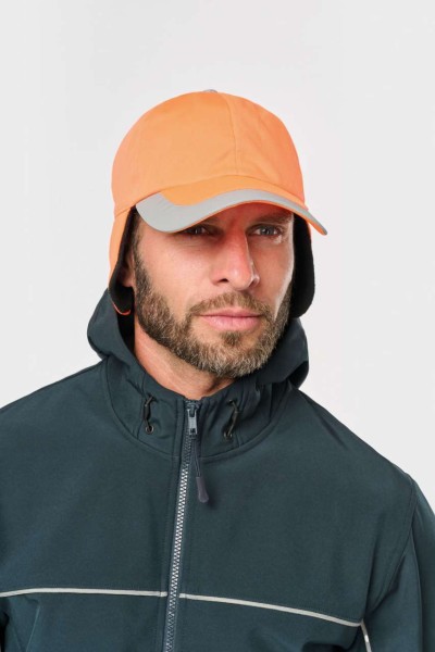 NEON WINTER CAP - 6 PANELS Narancssárga 