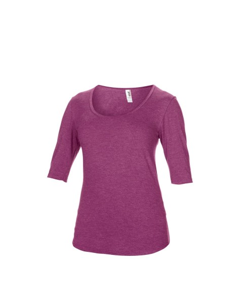 NŐI TRI-BLEND DEEP SCOOP 1/2 UJJÚ PÓLÓ Rózsaszín 