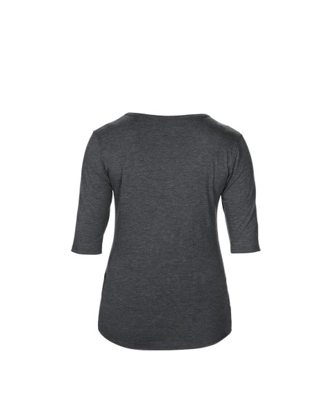NŐI TRI-BLEND DEEP SCOOP 1/2 UJJÚ PÓLÓ Szürke 