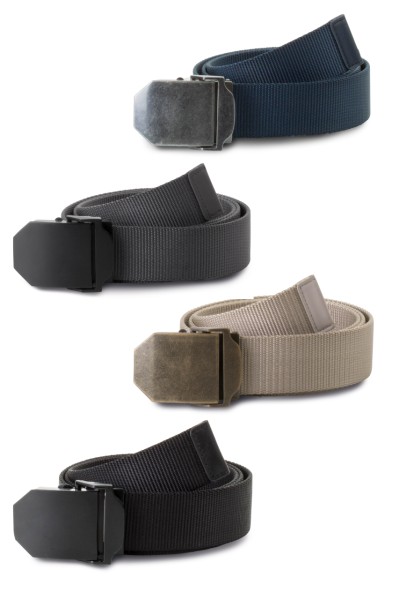 NYLON CANVAS BELT Fekete 