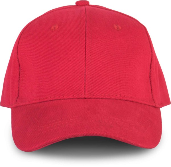 OEKOTEX CERTIFIED 6 PANELS CAP Piros 