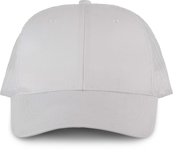 OEKOTEX CERTIFIED TRUCKER CAP Fehér 