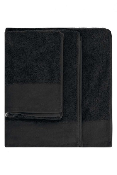 ORGANIC BATH TOWEL Fekete 