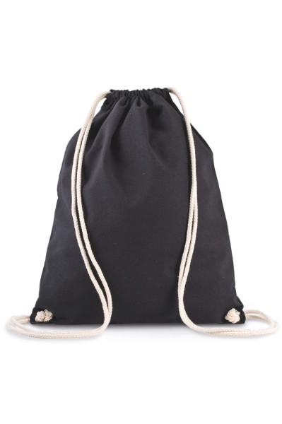 ORGANIC COTTON BACKPACK WITH DRAWSTRING CARRY HANDLES Kék 