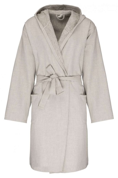 ORGANIC HOODED BATHROBE Piros 