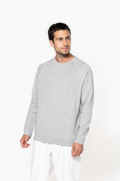 ORGANIC PIQUÉ SWEATSHIRT Szürke 