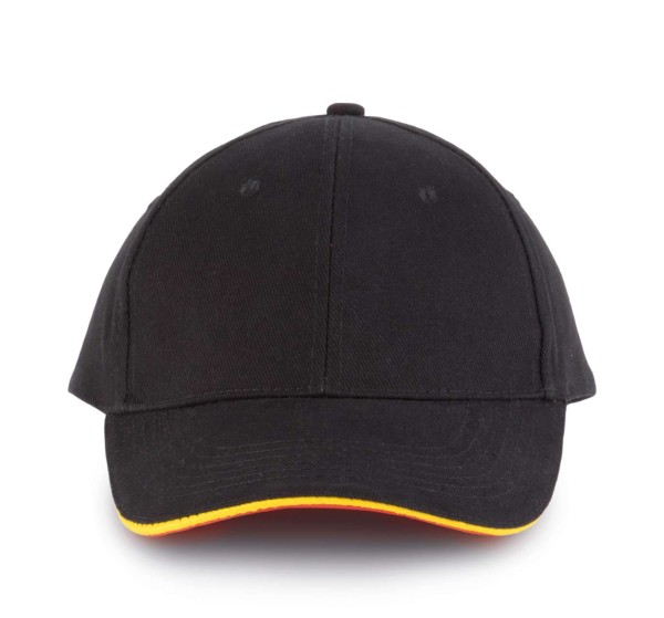 ORLANDO - 6 PANELS CAP Fekete 