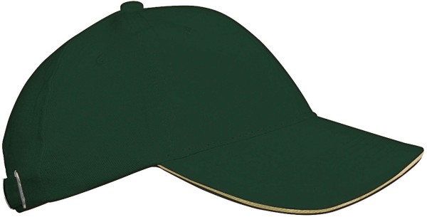 ORLANDO KIDS - KIDS' 6 PANELS CAP Zöld 