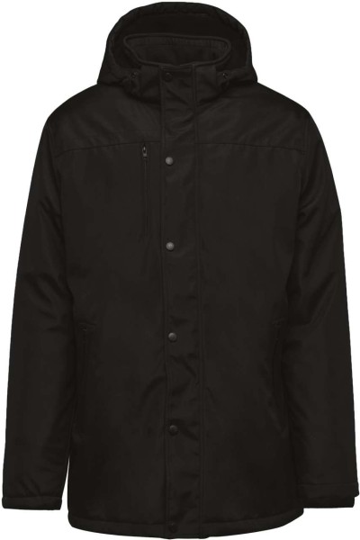 PARKA WITH REMOVABLE HOOD Fekete 