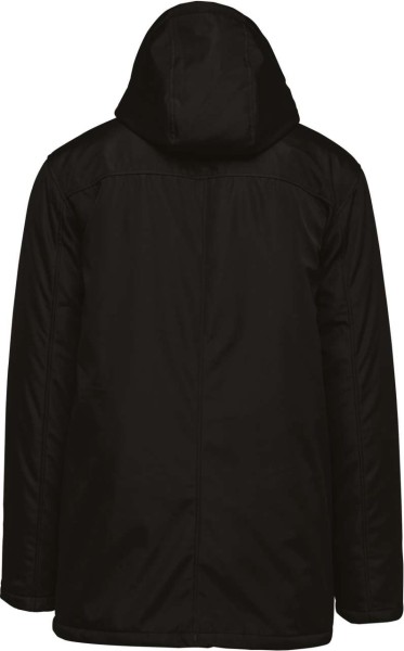 PARKA WITH REMOVABLE HOOD Fekete 