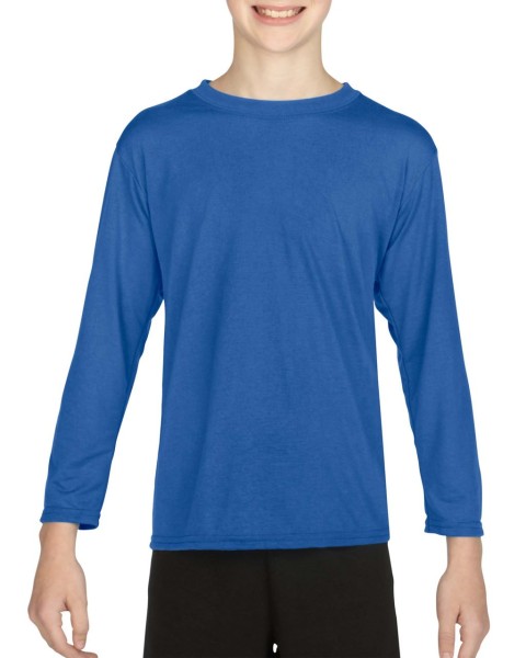 PERFORMANCE® YOUTH LONG SLEEVE T-SHIRT Kék 
