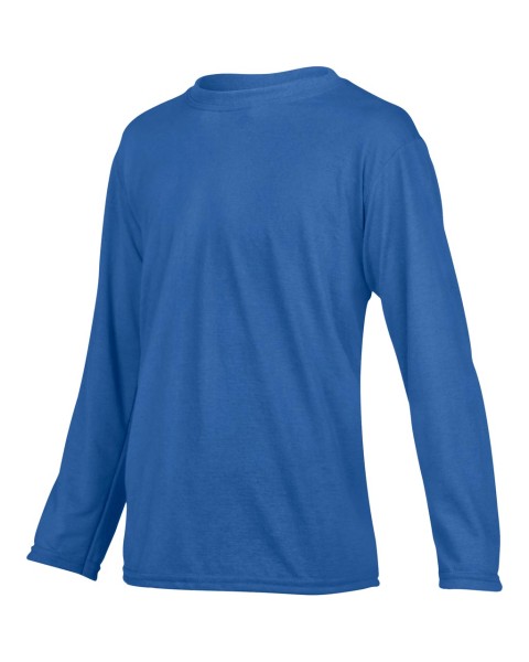 PERFORMANCE® YOUTH LONG SLEEVE T-SHIRT Kék 